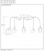 Подвесной светильник Lucide 45466/05/30