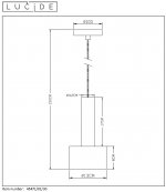 Подвесной светильник Lucide 45471/01/30