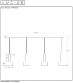 Подвесной светильник Lucide 45471/04/30