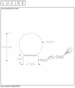 Настольная лампа Lucide 45563/20/65