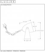 Настольная лампа Lucide 45564/01/36