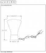 Настольная лампа Lucide 45568/01/65