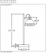 Настольная лампа Lucide 45573/01/97