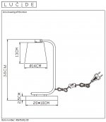 Настольная лампа Lucide 45675/01/30