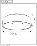 Потолочный светильник Lucide 46100/20/30