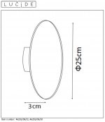 Настенный светильник бра Lucide 46201/08/30