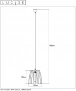 Подвесной светильник 46407/26/76 ETTA Lucide