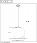 Подвесной светильник Lucide 46413/01/65