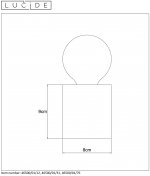 Настольная лампа 46500/01/12 PABLO Lucide