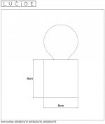 Настольная лампа 46500/01/31 PABLO Lucide