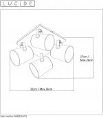 Светильник спот 46903/14/31 EDO Lucide
