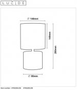 Настольная лампа 47502/81/38 GREASBY Lucide