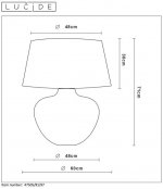 Настольная лампа Lucide 47505/81/97