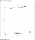 Подвесной светильник Lucide 48450/48/72