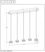 Подвесной светильник Lucide 48451/25/72