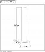 Настольная лампа Lucide 48550/10/72