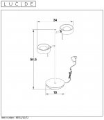 Настольная лампа Lucide 48551/10/72