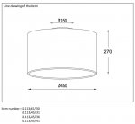 Потолочный светильник Lucide 61113/45/30 CORAL