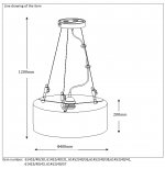 Подвес Lucide 61452/40/43 CORAL