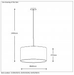 Подвес Lucide 61455/50/31 CLIFF