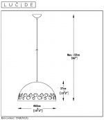 Подвесной светильник Lucide 70480/50/31