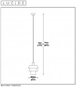Подвесной светильник Lucide 70481/01/31