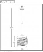 Подвесной светильник Lucide 70483/01/11