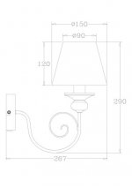 Светильник бра Lucide 71236/01/41 ROBIN