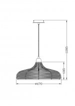 Подвесной светильник Lucide 71361/48/17 MOINO