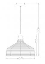 Подвесной светильник Lucide 71362/35/17 MOINO
