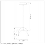 Подвесной светильник Lucide 71363/01/31 MOLIO