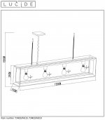 Подвесной светильник 73402/04/18 THOR Lucide