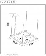 Подвесной светильник Lucide 73403/04/18