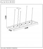 Подвесной светильник Lucide 73403/05/15