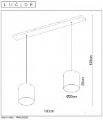 Подвесной светильник Lucide 74402/02/65
