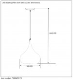 Подвесной светильник Lucide 76359/01/72 WOODY