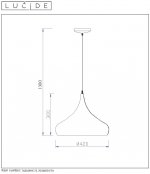 Подвесной светильник 76360/01/76 WOODY Lucide