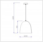 Подвесной светильник Lucide 76456/30/36 LOKO