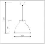 Подвесной светильник Lucide 76457/42/12 INDUSTRY-BIS
