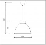 Подвесной светильник Lucide 76457/42/12 INDUSTRY-BIS