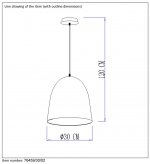 Подвесной светильник Lucide 76459/30/02 CALAIS