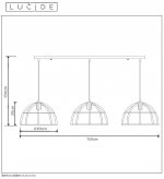 Подвесной светильник Lucide 76464/03/30