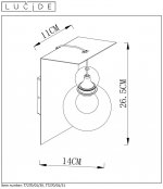 Настенный светильник бра Lucide 77270/01/30