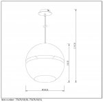 Подвесной светильник Lucide 77475/35/30 BINARI