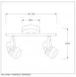 Потолочный светильник Lucide 77974/10/17 CIGAL