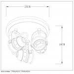 Потолочный светильник Lucide 77974/15/21 CIGAL
