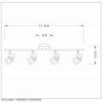 Потолочный светильник Lucide 77974/20/17 CIGAL