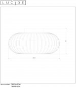 Потолочный светильник Lucide 78174/40/30