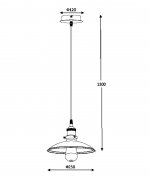 Подвесной светильник Lucide 78310/25/17 BISTRO