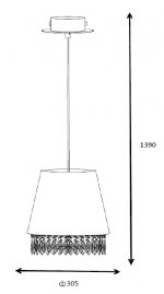 Подвесной светильник Lucide 78368/30/30 DOLTI